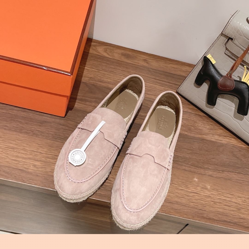 H**mes leather shoes